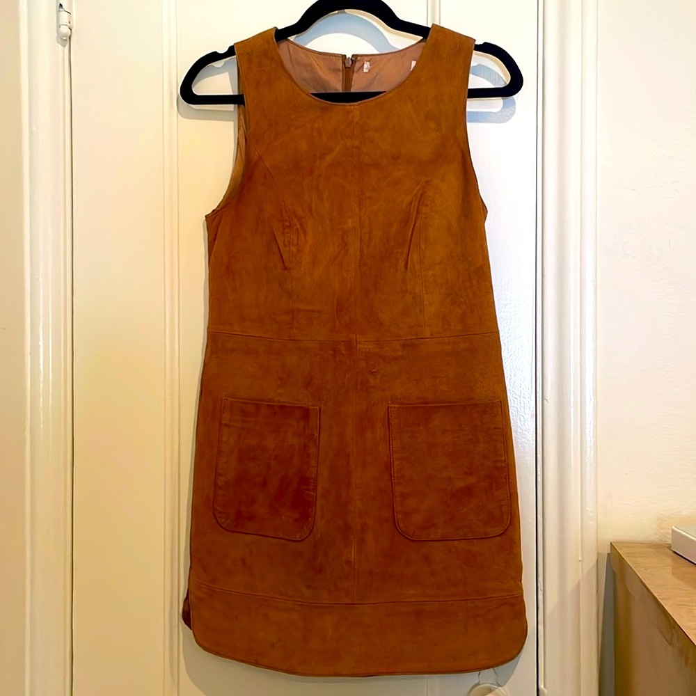 STUNNING Real Leather Vintage Dress